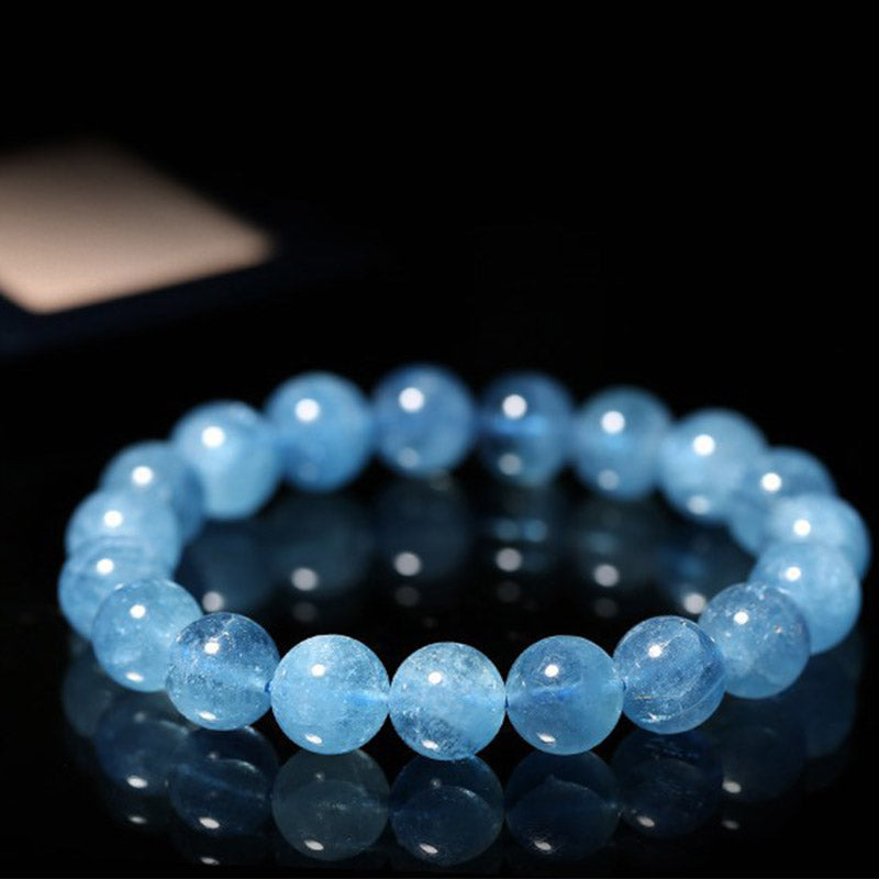 Aquamarine Beads Bracelet