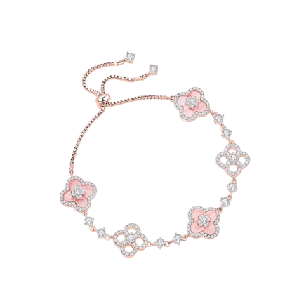 "Sakura Blossom Promise" Jewelry Set | Necklace, Bracelet, Ring, 925 Sterling Silver