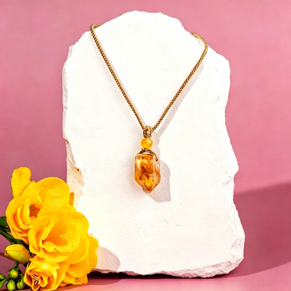 Citrine Pendant Necklace