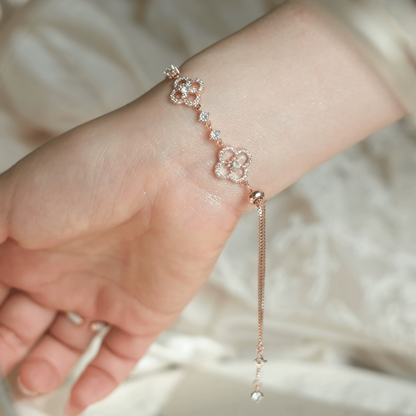"Sakura Blossom Promise" Jewelry Set | Necklace, Bracelet, Ring, 925 Sterling Silver