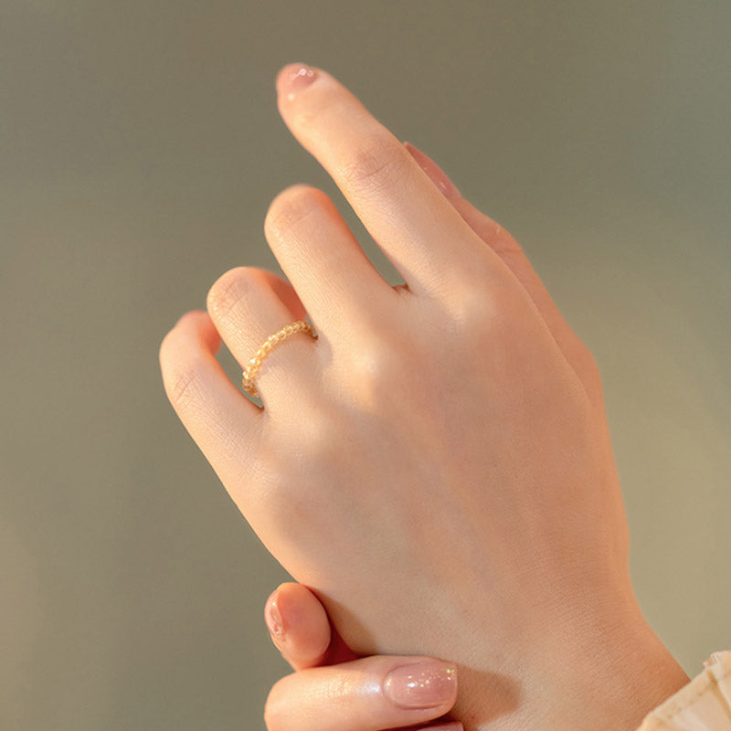 Citrine Crystal Ring