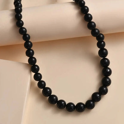 Shungite Necklace with 18K Gold Clasp by Worn Within