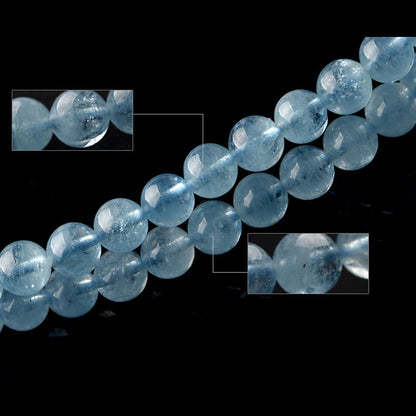 5–7mm Aquamarine Bead Bracelet