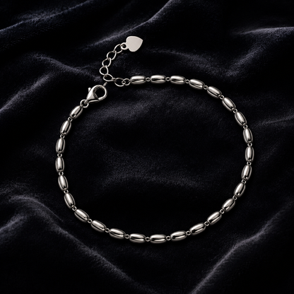 Quiet Current Silver Link Bracelet