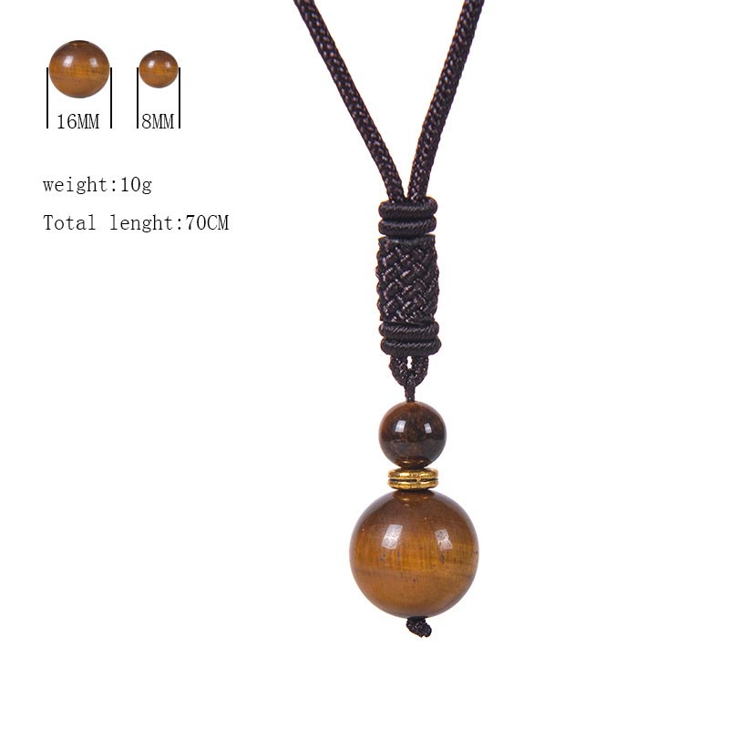 Tibetan Mixed Crystal Bead Necklace by Worn Within