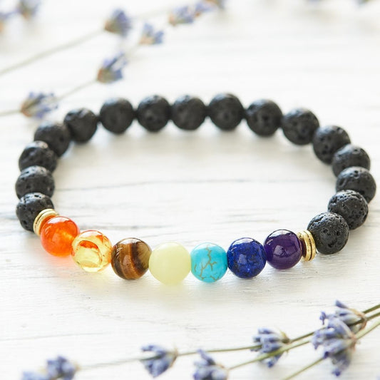 7 Chakra Bead Bracelet by Worn Within