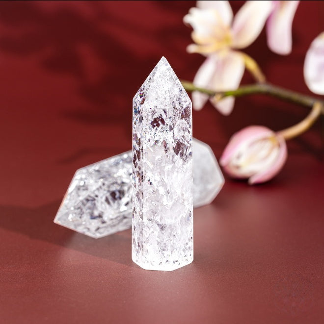 Ice Quartz Crystal Point