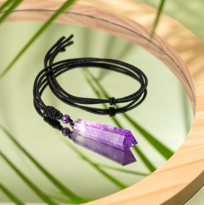 Amethyst Talisman Pendant Necklace