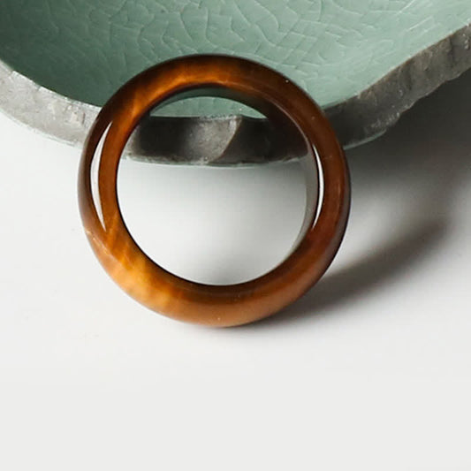 Tiger's Eye Stone Ring