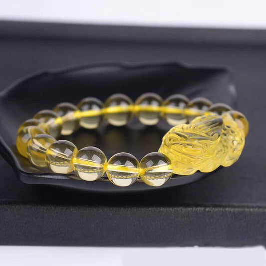 Citrine Pixiu Stretch Bracelet