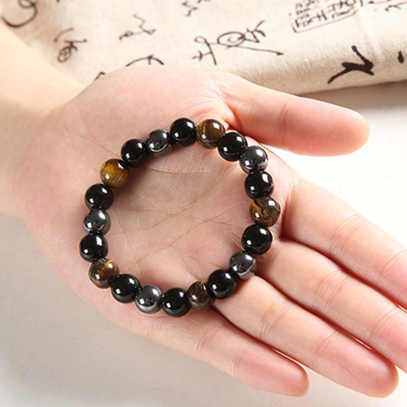 Tibetan Tiger's Eye Jewelry Set