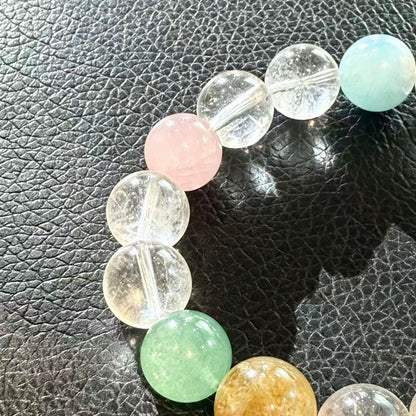 Pastel Harmony Crystal Bracelet