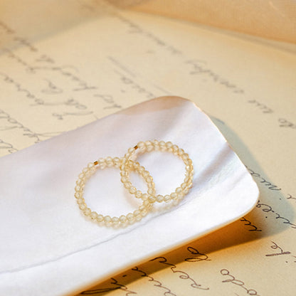 Citrine Crystal Ring