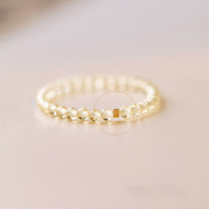 Citrine Crystal Ring