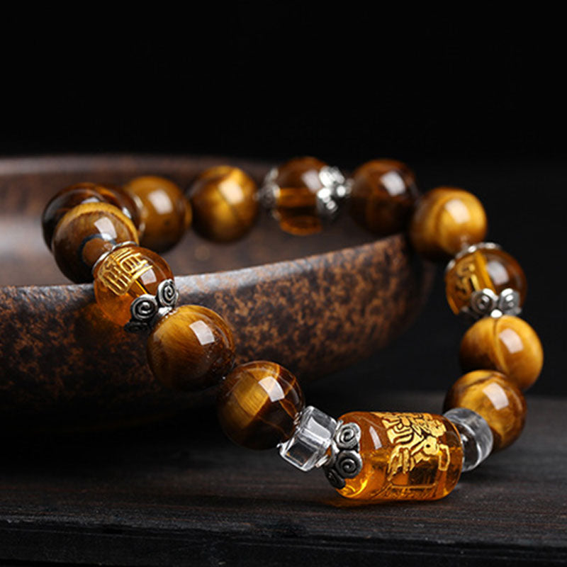 Tiger's Eye Bead Bracelet
