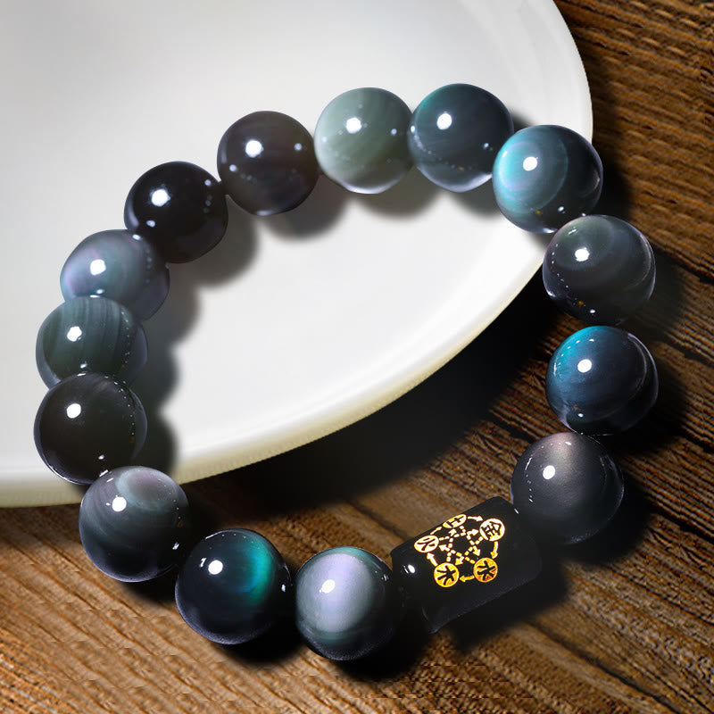 Rainbow Obsidian Bracelet