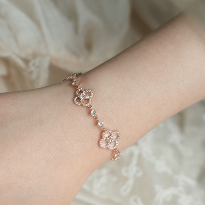 "Sakura Blossom Promise" Jewelry Set | Necklace, Bracelet, Ring, 925 Sterling Silver