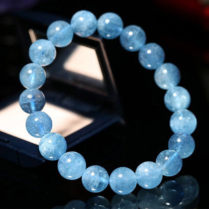 Aquamarine Beads Bracelet