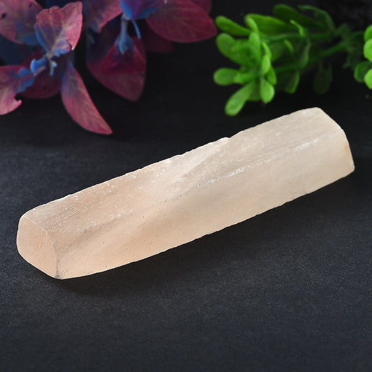 Peach Selenite Stick – A Crystal for Inner Calm & Clarity by Worn Within