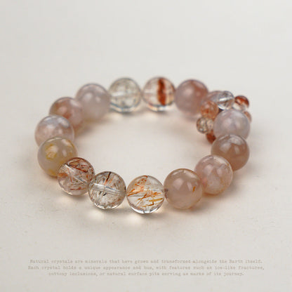 Rosefire Rutilated Quartz Bracelet