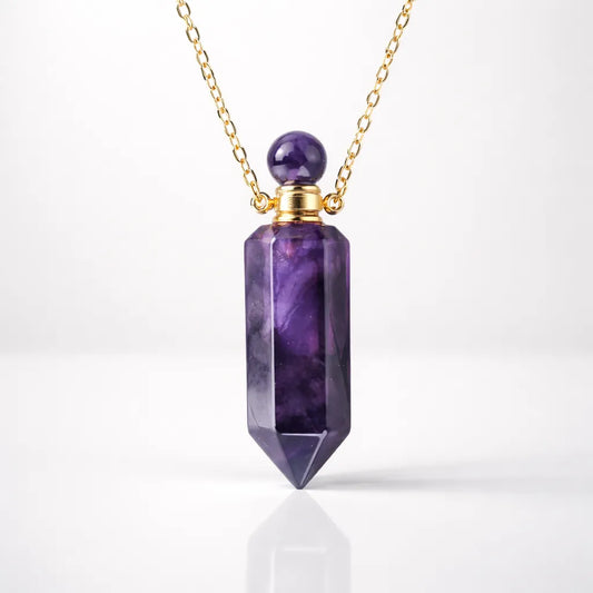 Natural Carved Stone Perfume Bottles — Infuse Your Scent with Healing Energy by Worn Within