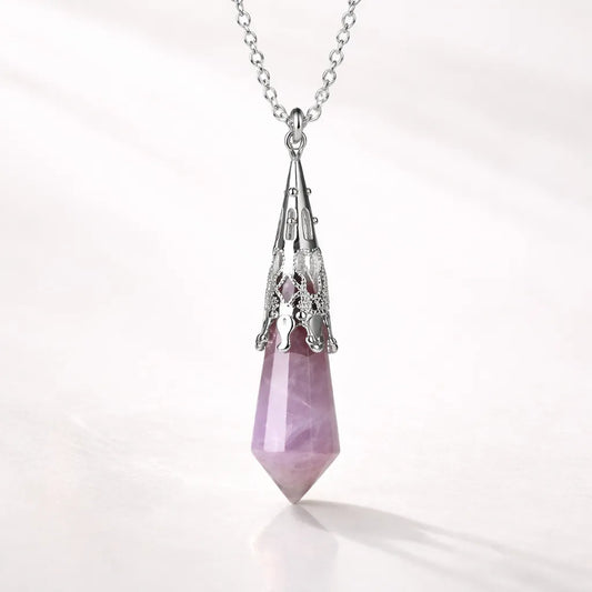 Silver-Plated Copper Retro Pattern Pendant — Timeless Elegance with Healing Energy by Worn Within