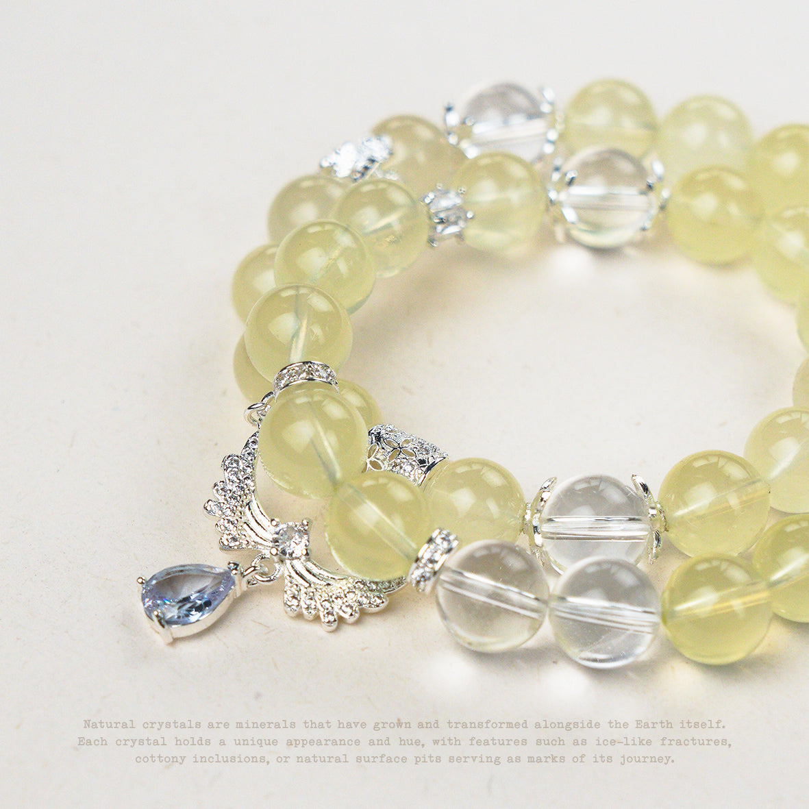 Wings of Renewal Crystal Bracelet
