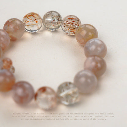 Rosefire Rutilated Quartz Bracelet