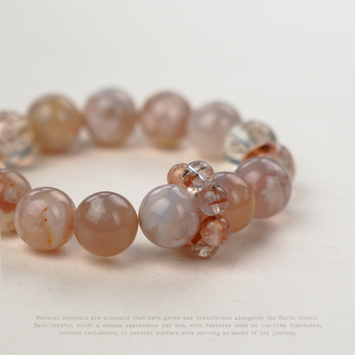 Rosefire Rutilated Quartz Bracelet