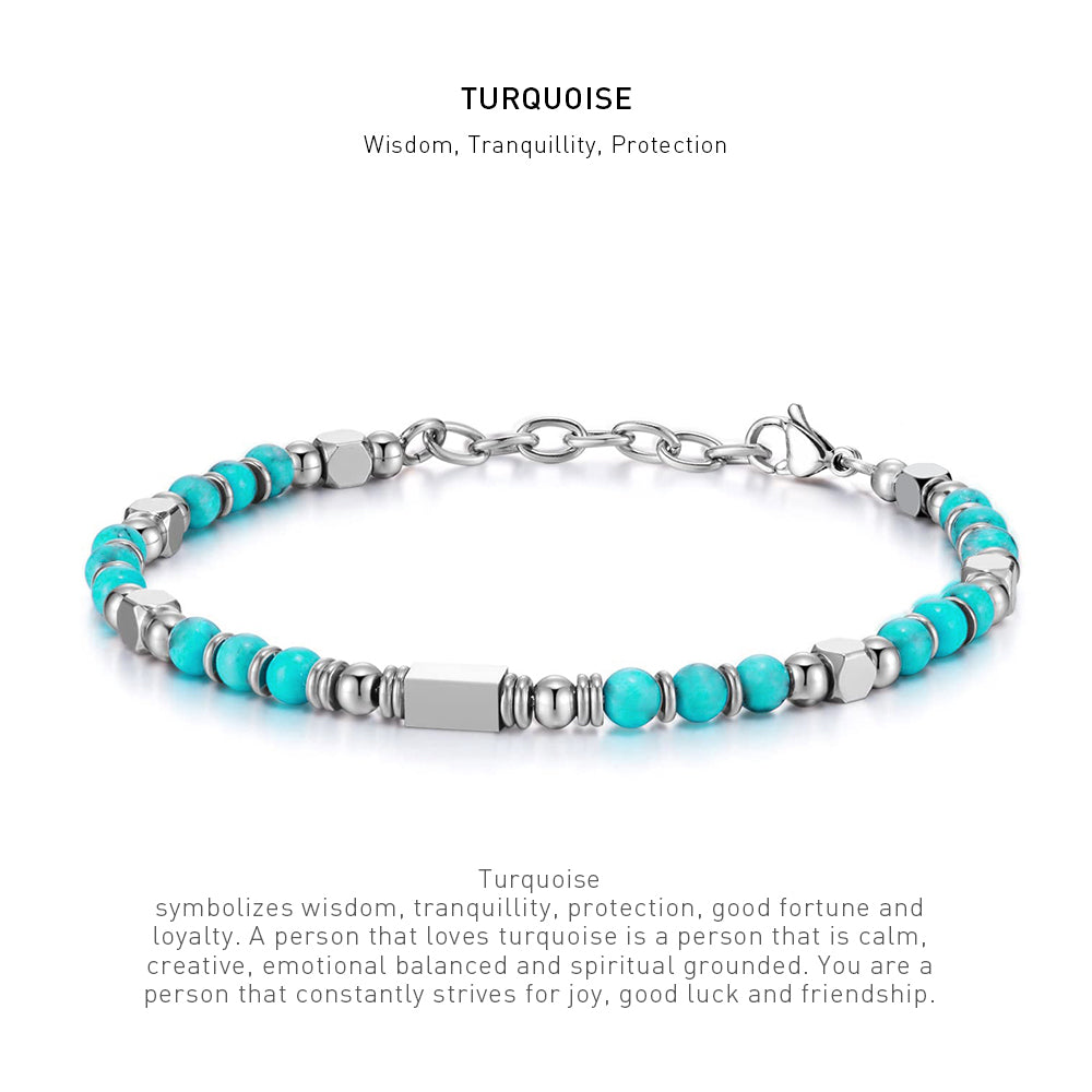 Greenish Turquoise Energy Bracelets