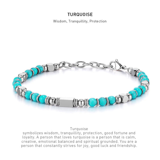 Greenish Turquoise Energy Bracelets