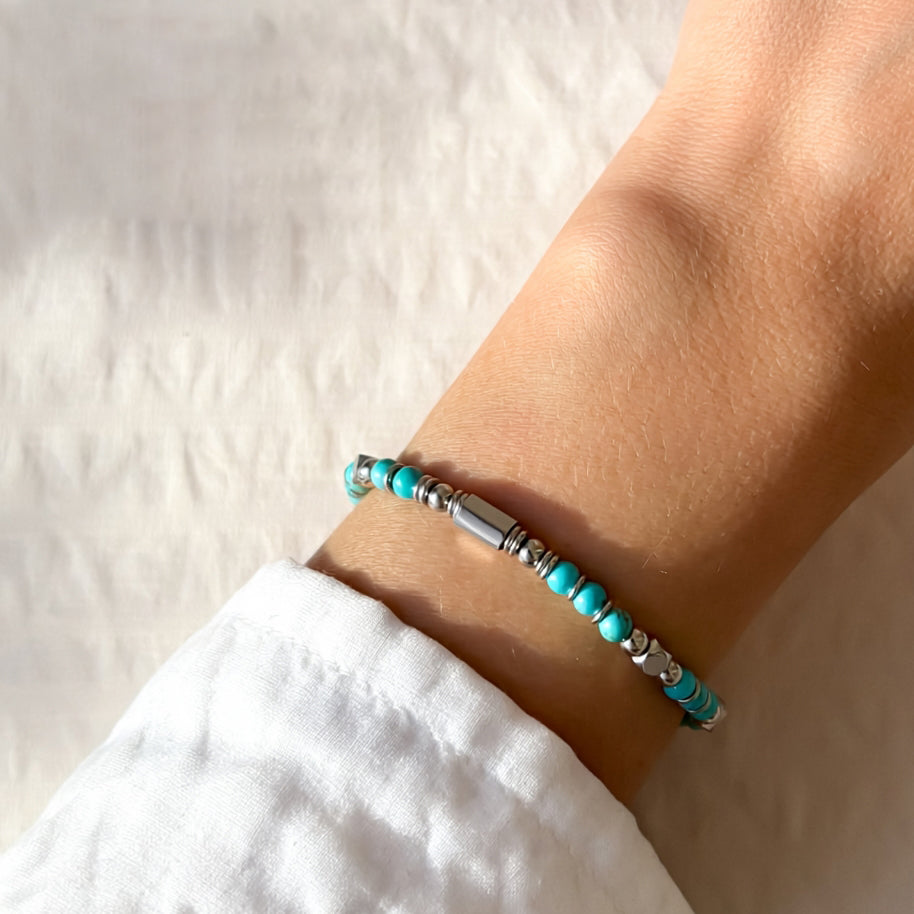Greenish Turquoise Energy Bracelets
