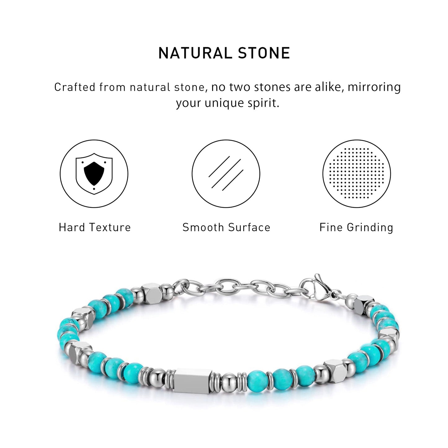 Greenish Turquoise Energy Bracelets