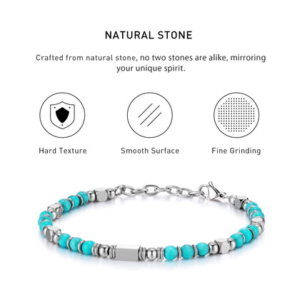 Greenish Turquoise Energy Bracelets