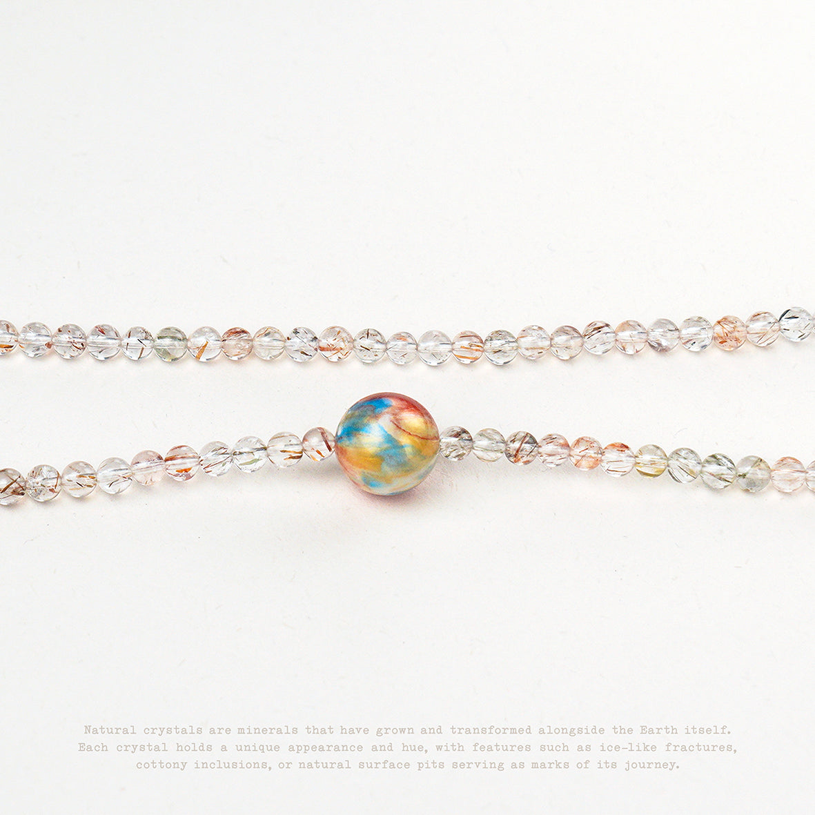 Inner Orbit Crystal Wrap Bracelet