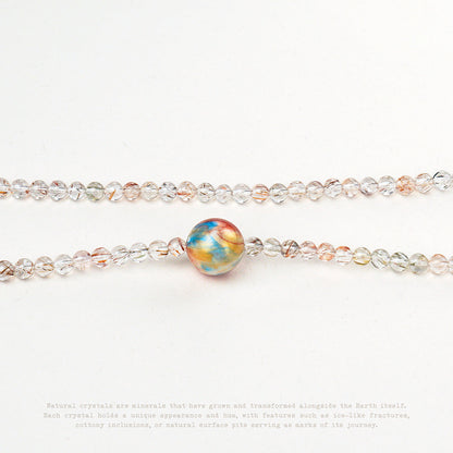 Inner Orbit Crystal Wrap Bracelet