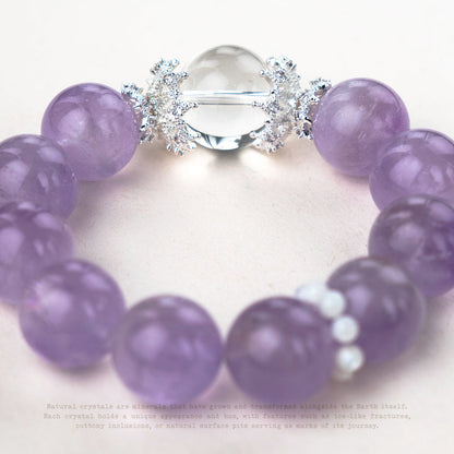 Violet Crown Crystal Bracelet