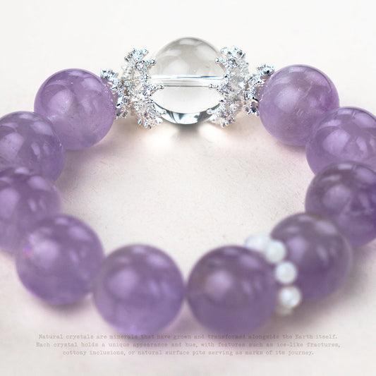 Violet Crown Crystal Bracelet
