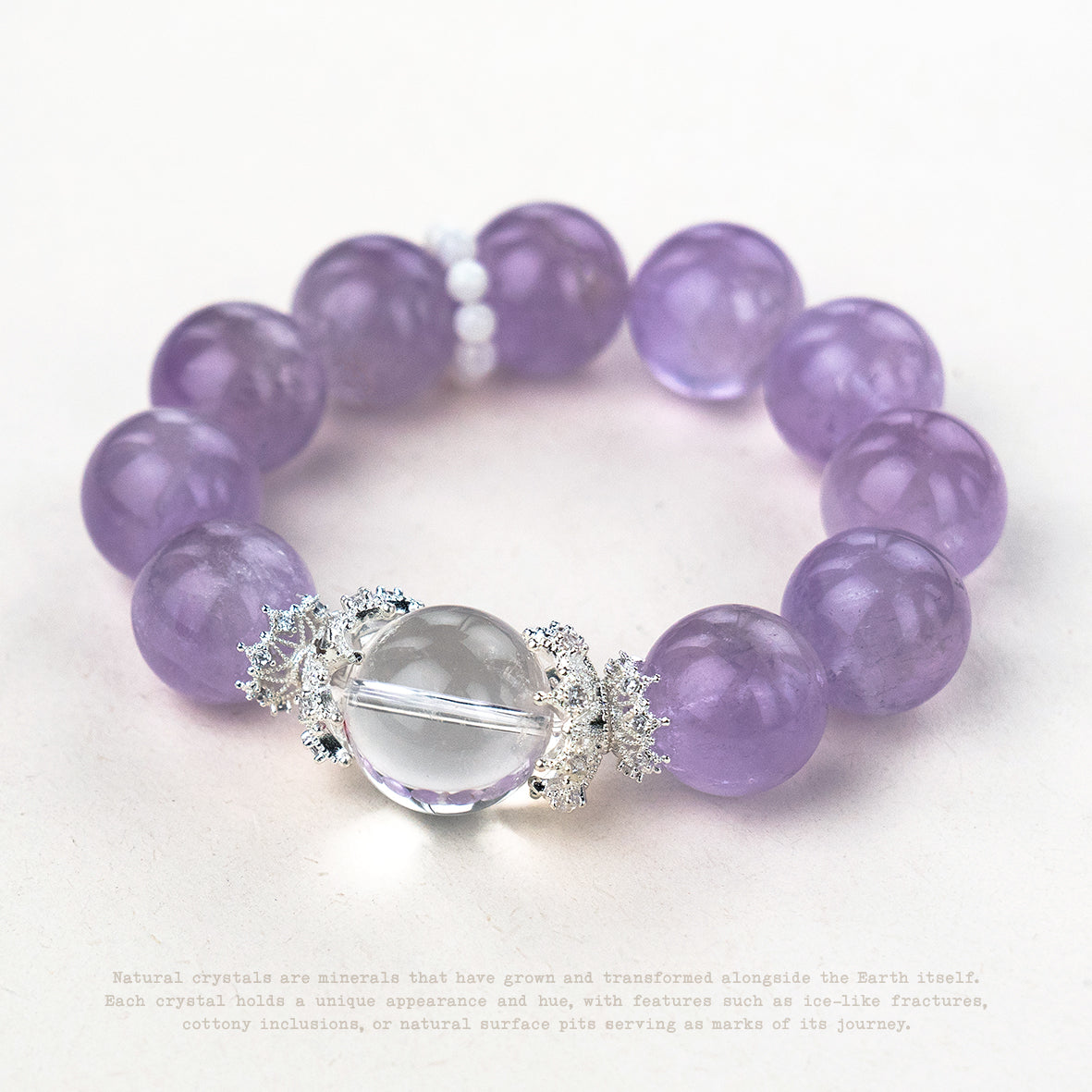 Violet Crown Crystal Bracelet