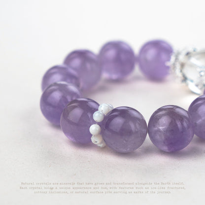 Violet Crown Crystal Bracelet