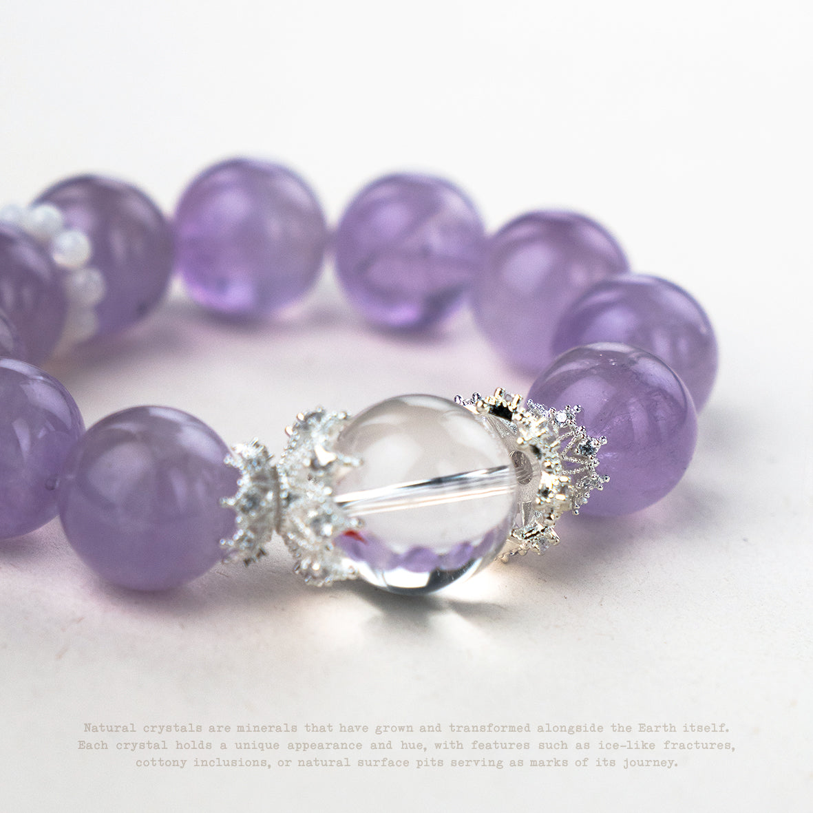 Violet Crown Crystal Bracelet