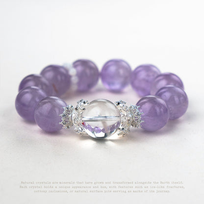 Violet Crown Crystal Bracelet