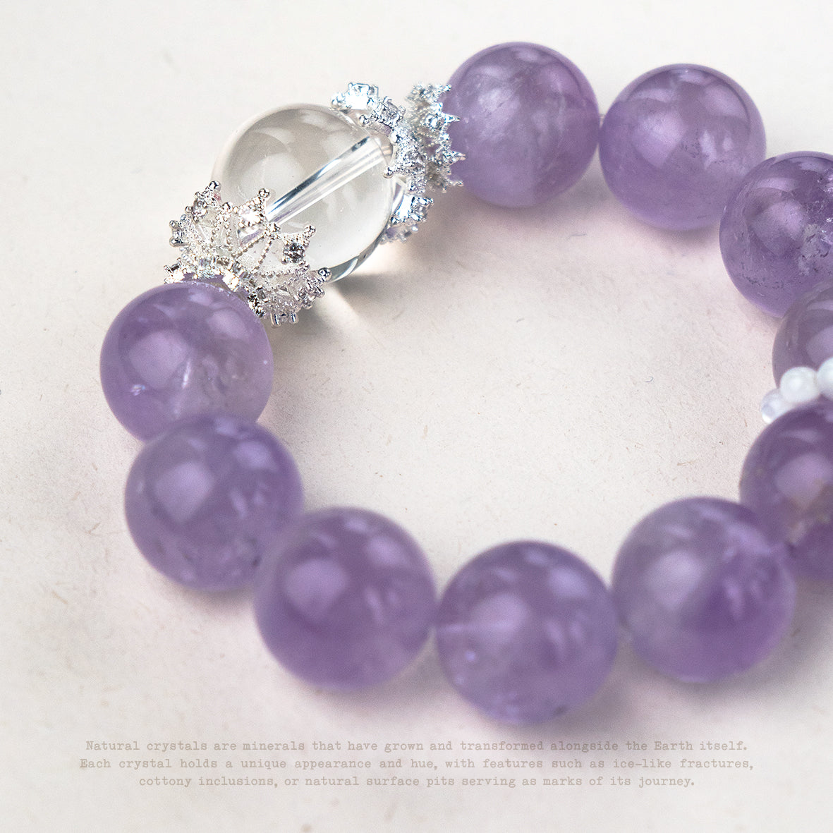 Violet Crown Crystal Bracelet