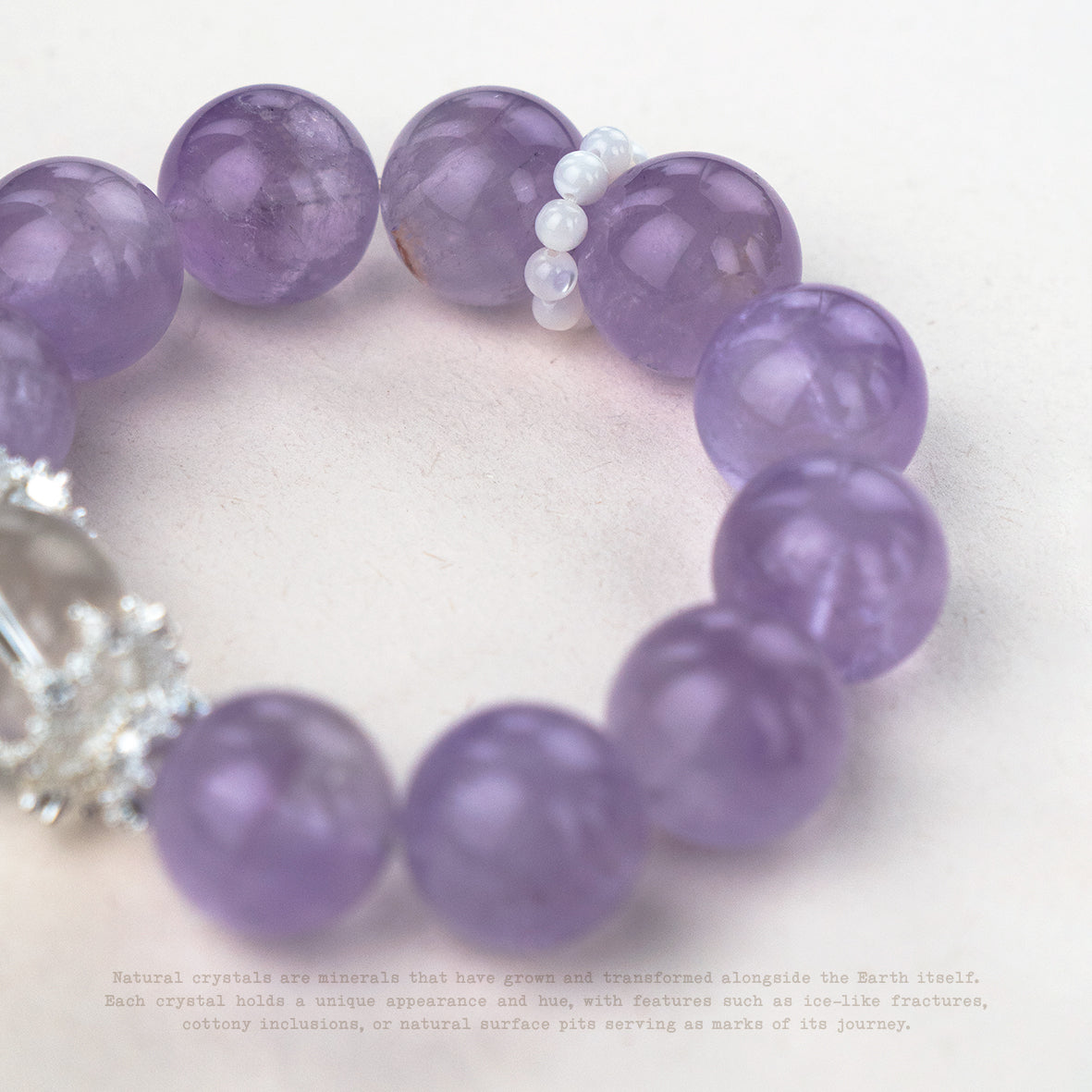 Violet Crown Crystal Bracelet