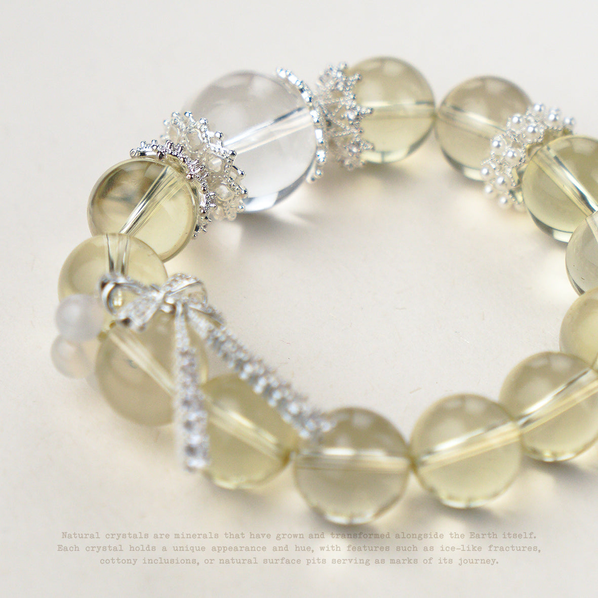 Tied in Light Crystal Bracelet