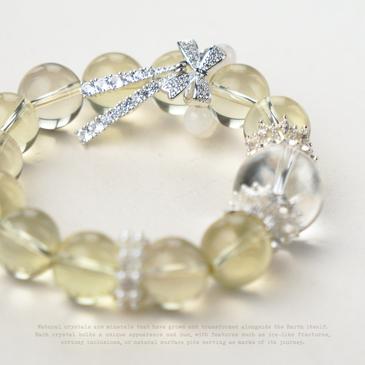 Tied in Light Crystal Bracelet