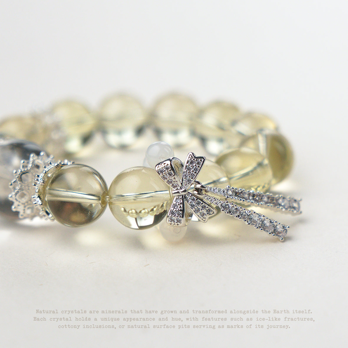Tied in Light Crystal Bracelet