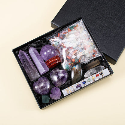 Amethyst Tranquil Energy Crystal Set by Worn Within