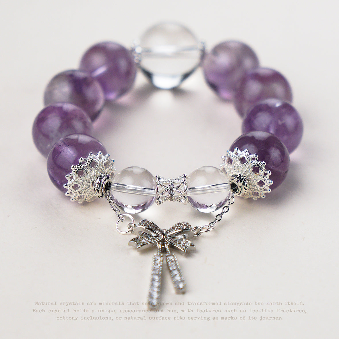 Violet Wish Crystal Bracelet