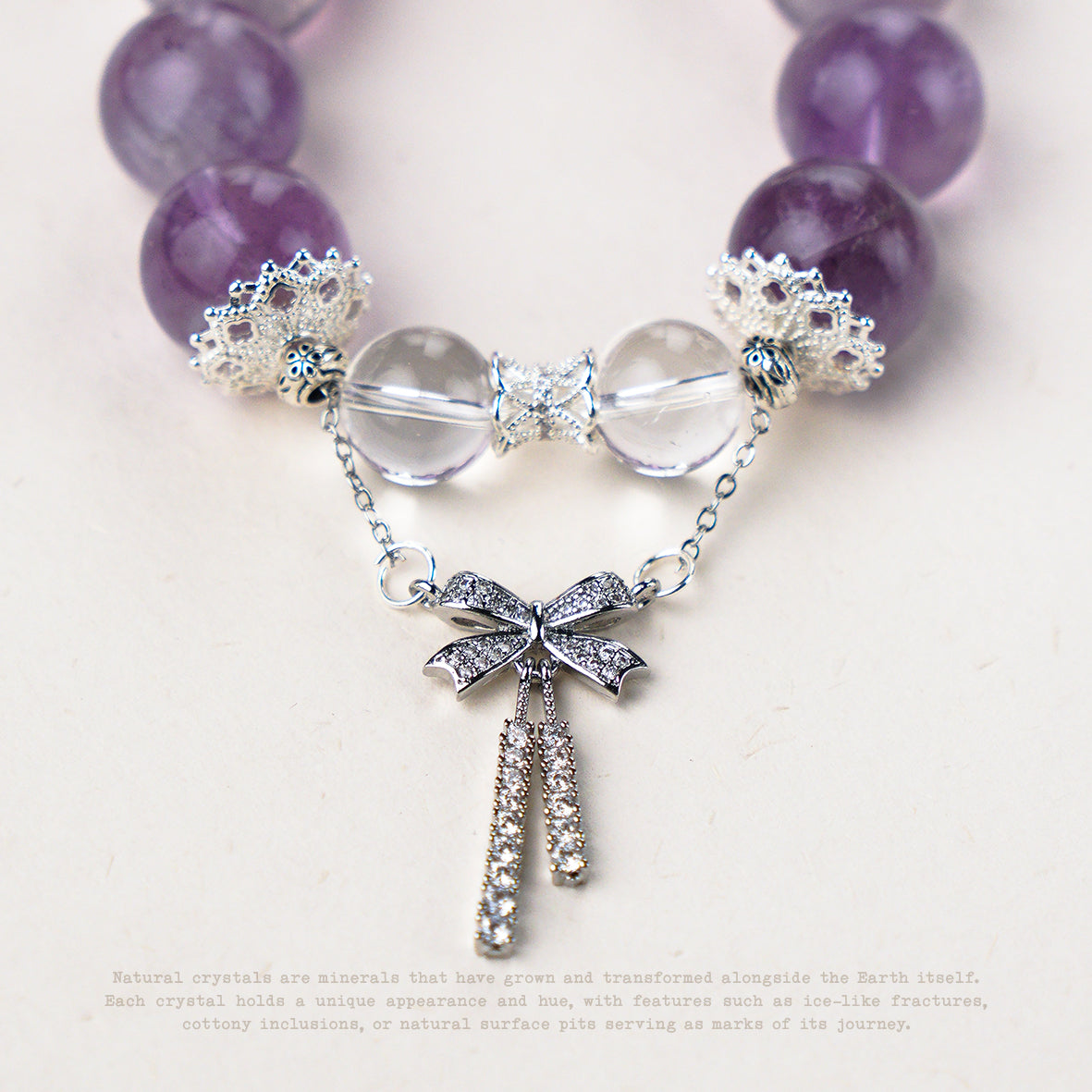 Violet Wish Crystal Bracelet